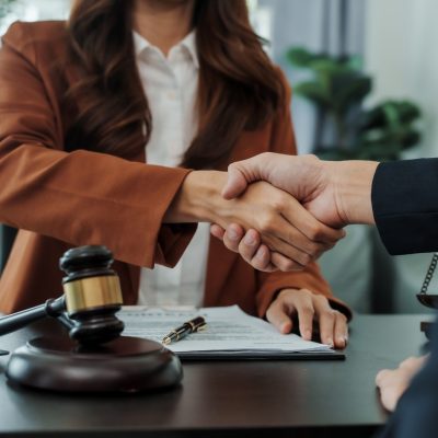 Asian female exclusive lawyer people legal advisor, legislation, legal contract documents